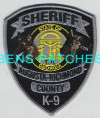 GEORGIA,AUGUSTA RICHMOND COUNTY SHERIFF K-9 1